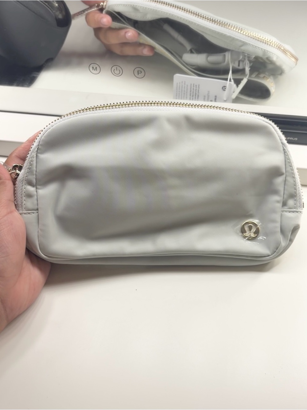 Lululemon Gray/Gold Everyday Fanny Pack
